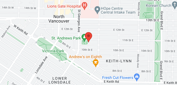 map of 5 227 E 11TH STREET